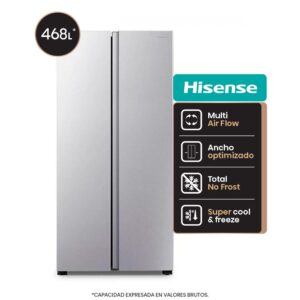 HISENSE HELADERA SBS - SILVER - RS3N428NAD