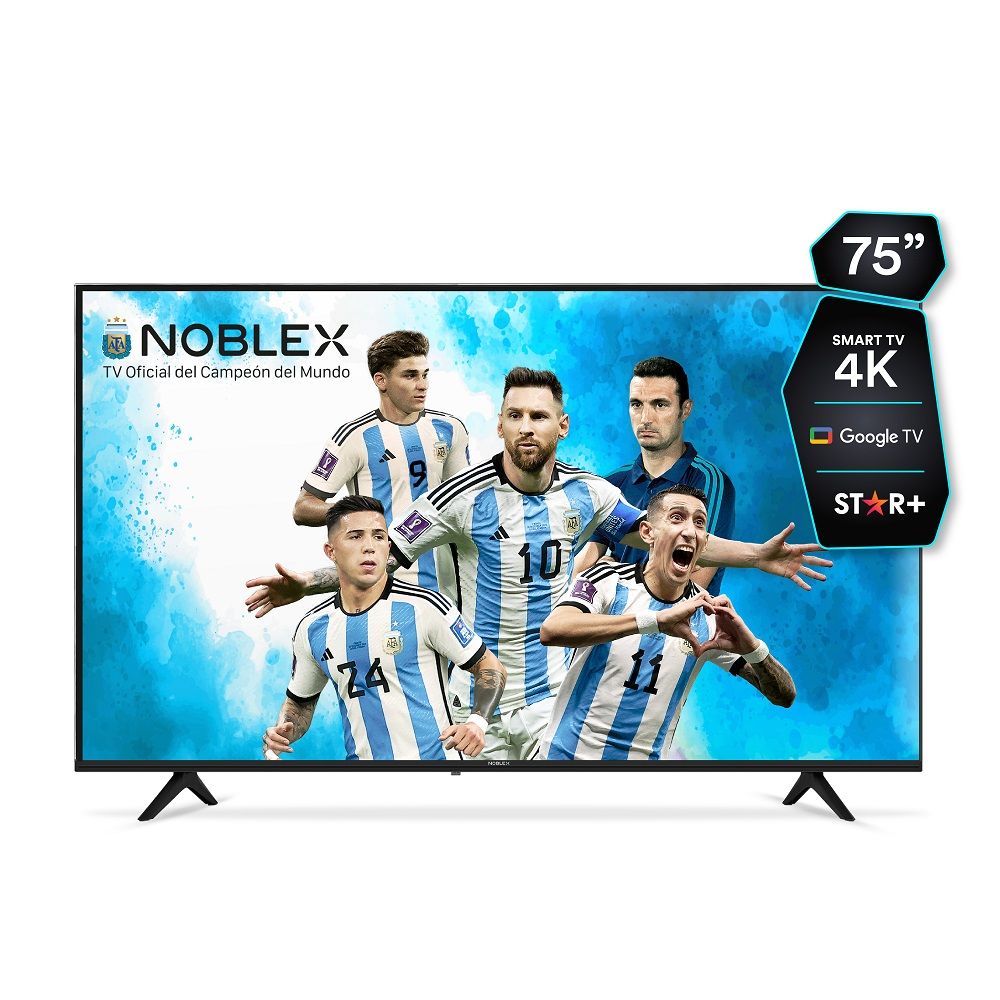 LED 75 NOBLEX DV75X8580 SMART 4K GOOGLE TV