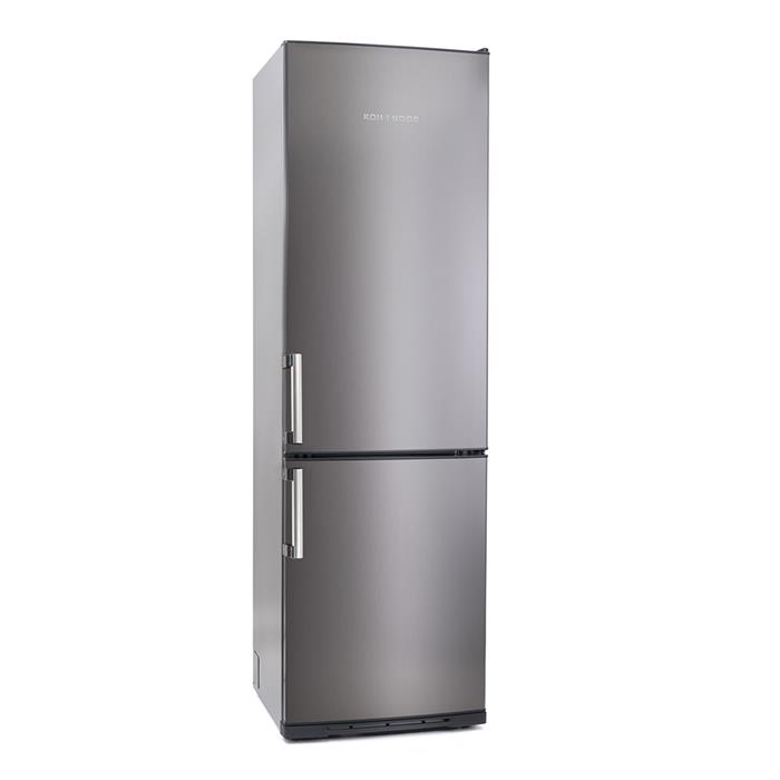 KOHINOOR HELADERA C/FREEZ. 358L 2 MOTORES ACERO INOX.